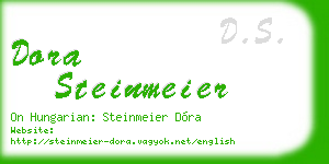 dora steinmeier business card